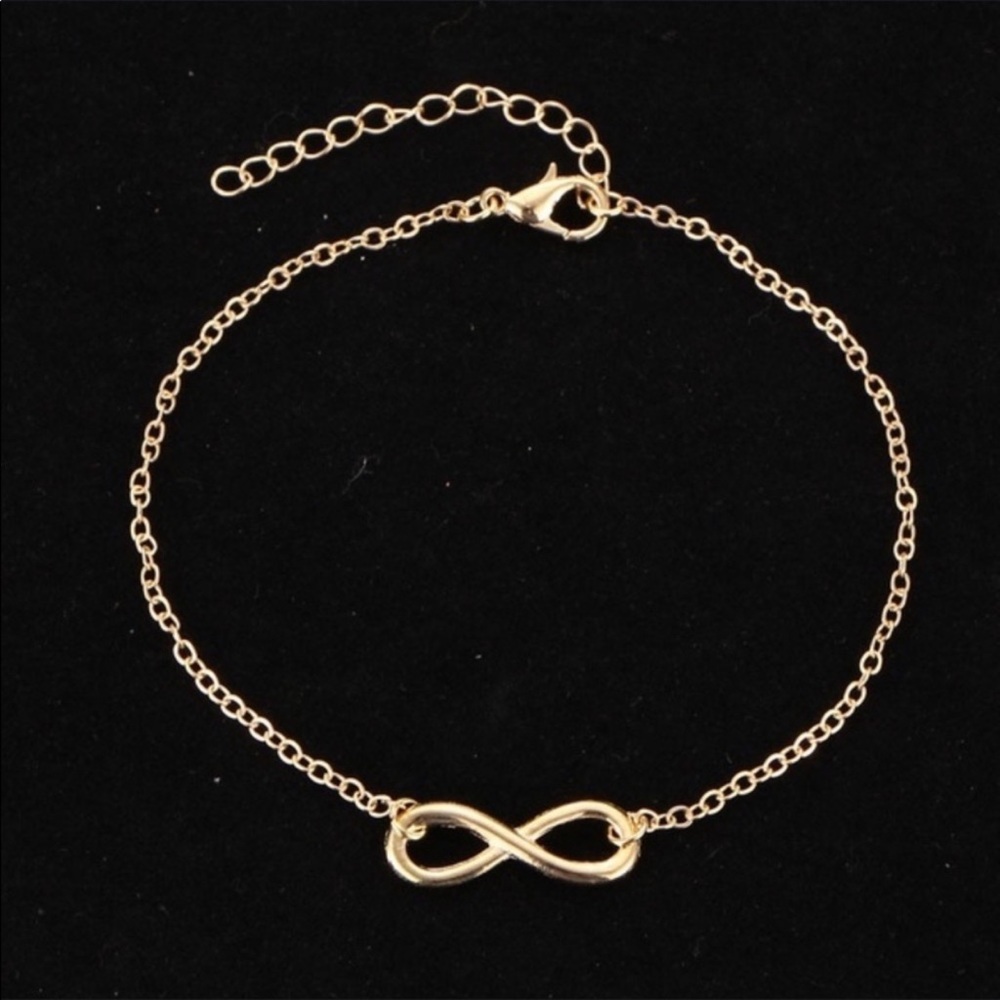 Simple infinity anklet - Picture 2 of 2